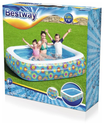 Бассейн надувной Bestway 54120 (229 х 152 х 56 см, 702 л)