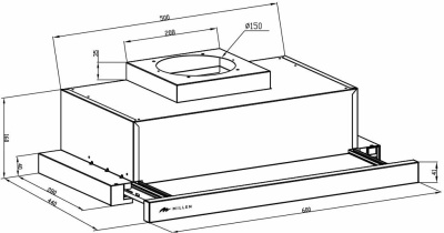 Вытяжка Millen MBKHS 601 WH