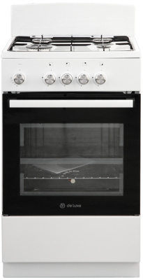 Плита газовая De Luxe 5040.48г(щ.) бел.