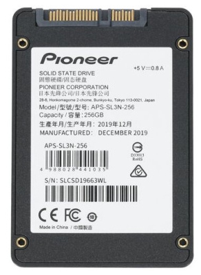SSD 2.5" 256 ГБ Pioneer APS-SL3N-256 SATA-3 Retail