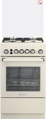 Плита газовая De Luxe 5040.30г(кр.) чр-013