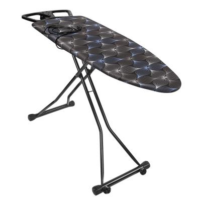 Гладильная доска Nika Sport Графичные цветы на черном NS/ЦЧ