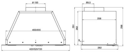 Вытяжка ELIKOR Flat 42П-430-К3Д хром