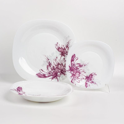 Набор столовый Pars Opal Violet Sanli 18 пр. 18SD-820 ИУ