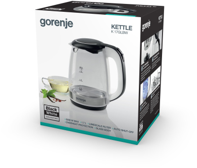 Чайник Gorenje K17GLBW