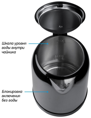 Чайник BBK EK1809S Черный