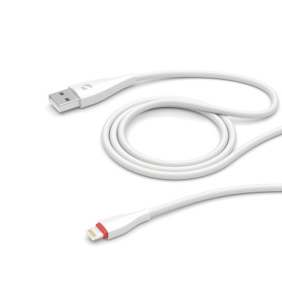 USB кабель Deppa Ceramic USB - Lightning White (1м)