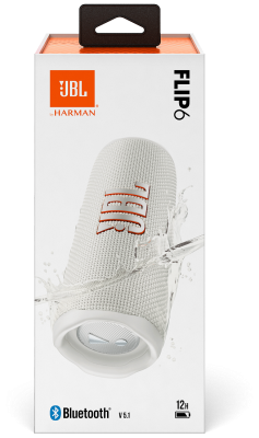 Портативная акустика JBL Flip 6 White