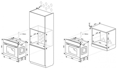 Электрический духовой шкаф Hansa BOEI64190055