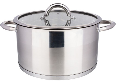 Кастрюля AGNESS 937-329 нерж.6,0л