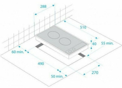 Электрическая варочная поверхность BEKO HDCE 32200 X
