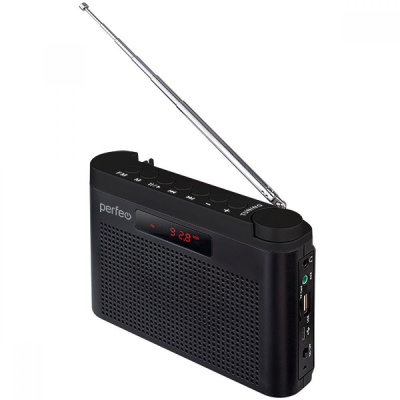 Радиоприёмник Perfeo Тайга I70BK FM+ 66-108МГц Черный