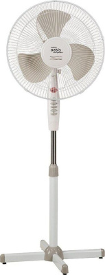 Вентилятор напольный Oasis VF-40PWG (2шт в коробке) белый/серый