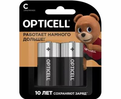 Эл.питания Opticell Basic LR14/343 (1BL-2шт)