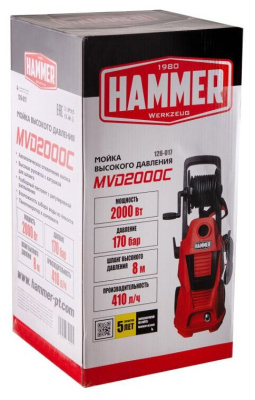 Мойка высокого давления Hammer MVD2000C