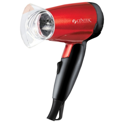 Фен CENTEK CT-2230 RBL (красн/черн)