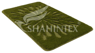 Коврик Shahintex РР LUX 60*100 зеленый 52 450271