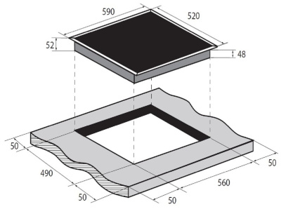 Электрическая варочная поверхность Zugel ZEH602B