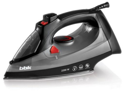 Утюг BBK ISE-2202 черный/темно-серый