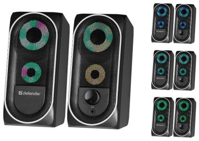 Компьютерная акустика 2.0 Defender Solar 4 Black