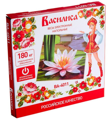 Весы напольные Василиса ВА-4011 Кувшинка