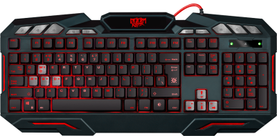 Клавиатура Defender Doom Keeper GK-100DL RU Black USB