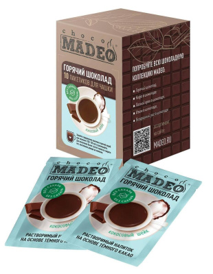 Горячий шоколад Madeo Шейк 10шт*13 гр