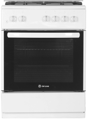 Плита газовая De Luxe 606040.24-001г(кр) ч/р