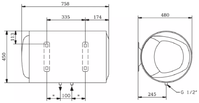 Водонагреватель Ariston PRO1 R ABS 80 H