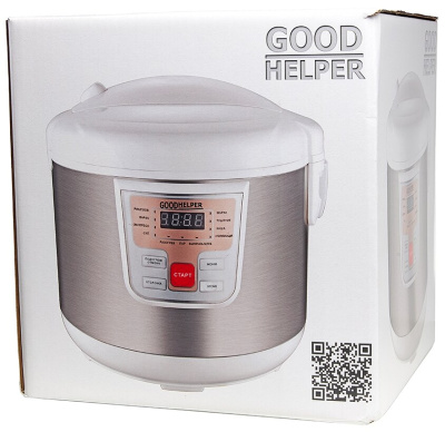 Мультиварка GOODHELPER МС-5111 металл/белый