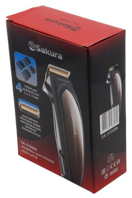 Машинка для стрижки волос Sakura SA-5105BK