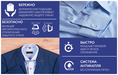 Утюг Scarlett SC-SI30K57 фиолетово-чёрный