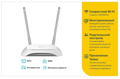 Wi-Fi роутер TP-Link TL-WR840N