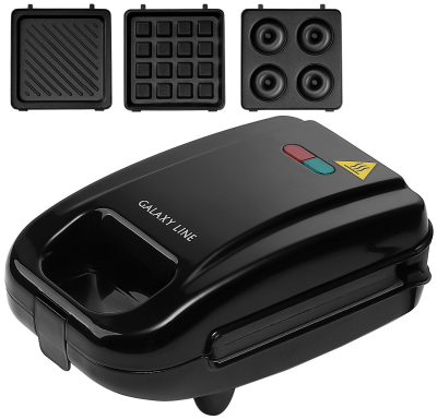 Вафельница Galaxy LINE GL 2972 Черный