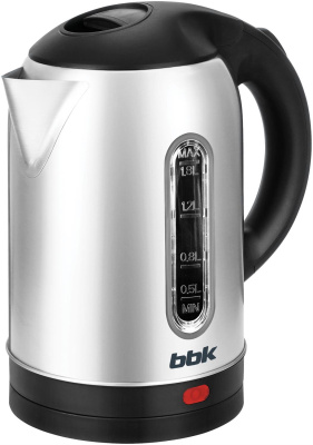 Чайник BBK EK1815S черный/нержавеющая сталь