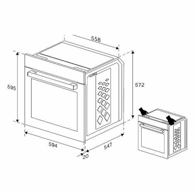 Электрический духовой шкаф Hotpoint FE9 831 JSH BLG