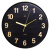 Часы настенные Рубин Текстура дерева d-27см черный 2626-004