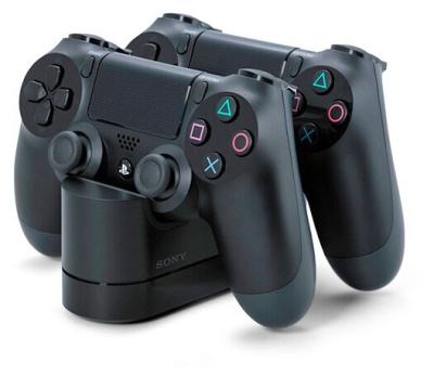 Зарядное устройство Sony DualShock 4 на два геймпада для PS4 (CUH-ZDC1/E)