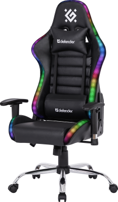 Игровое кресло Defender Ultimate RGB Led Black