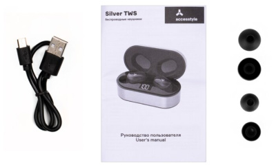 Беспроводные TWS-наушники Accesstyle Silver TWS Беспроводные TWS-наушники Accesstyle Silver TWS
