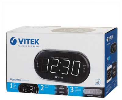 Радиобудильник Vitek VT-6610 SR