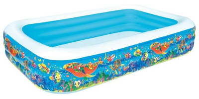 Бассейн надувной Bestway 54121 Цветочный мир (305 х 183 х 56 см)