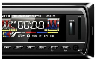 Автомагнитола CENTEK CT-8109 черный