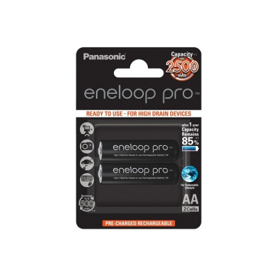 Аккумулятор Panasonic Eneloop PRO AA2500 mAh/1BL-2шт