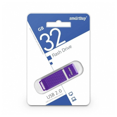 USB накопитель 32GB USB2.0 Smartbuy Quartz Purple