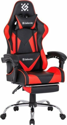 Игровое кресло Defender Pilot Black/Red