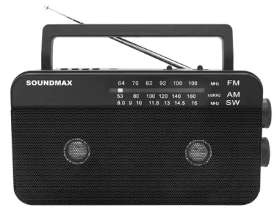 Радиоприемник SoundMAX SM-RD2123UB Чёрный