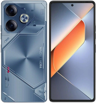 Смартфон TECNO POVA 6 12/256GB Interstellar Blue