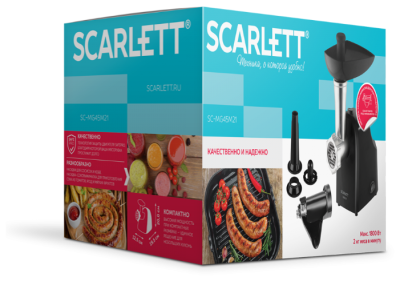 Мясорубка Scarlett SC-MG45M21 черный