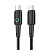 USB кабель Deppa Moon Type-C - Type-C 100Вт 6А Black (1,5м) 72524